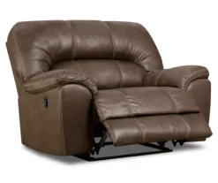 Stallion Brown Snuggle Up Recliner -Walker Edison Shop 810168898 1