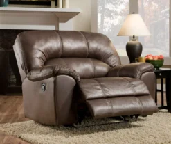 Stallion Brown Snuggle Up Recliner -Walker Edison Shop 810168898 3
