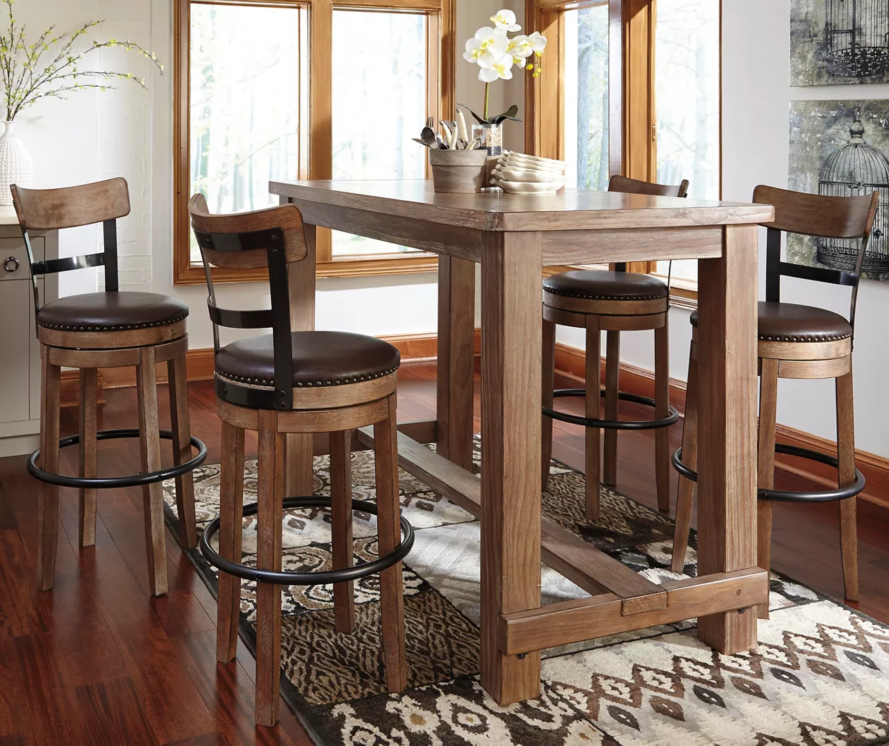 Signature Design By Ashley Pinnadel Bar/ Counter Stool 4 Signature Design By Ashley Pinnadel Bar/ Counter Stool - Image 4