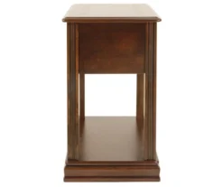 Breegin Brown End Table With Removable Tray -Walker Edison Shop 810363185 2