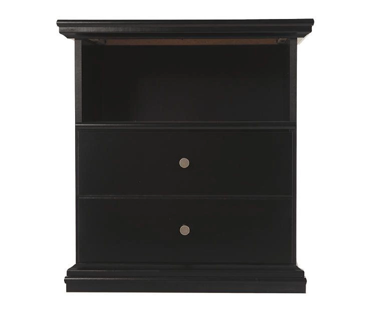Maribel Black Nightstand 5 Maribel Black Nightstand - Image 5