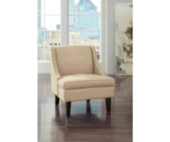 Clarinda Cream Accent Chair 11 Clarinda Cream Accent Chair -Walker Edison Shop 810363291 2