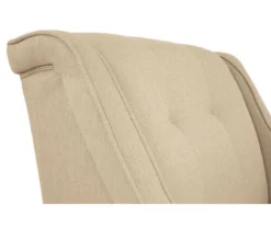 Clarinda Cream Accent Chair 12 Clarinda Cream Accent Chair -Walker Edison Shop 810363291 3
