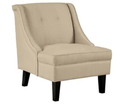 Clarinda Cream Accent Chair 14 Clarinda Cream Accent Chair -Walker Edison Shop 810363291 5
