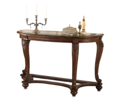 Norcastle Brown Sofa & Console Table