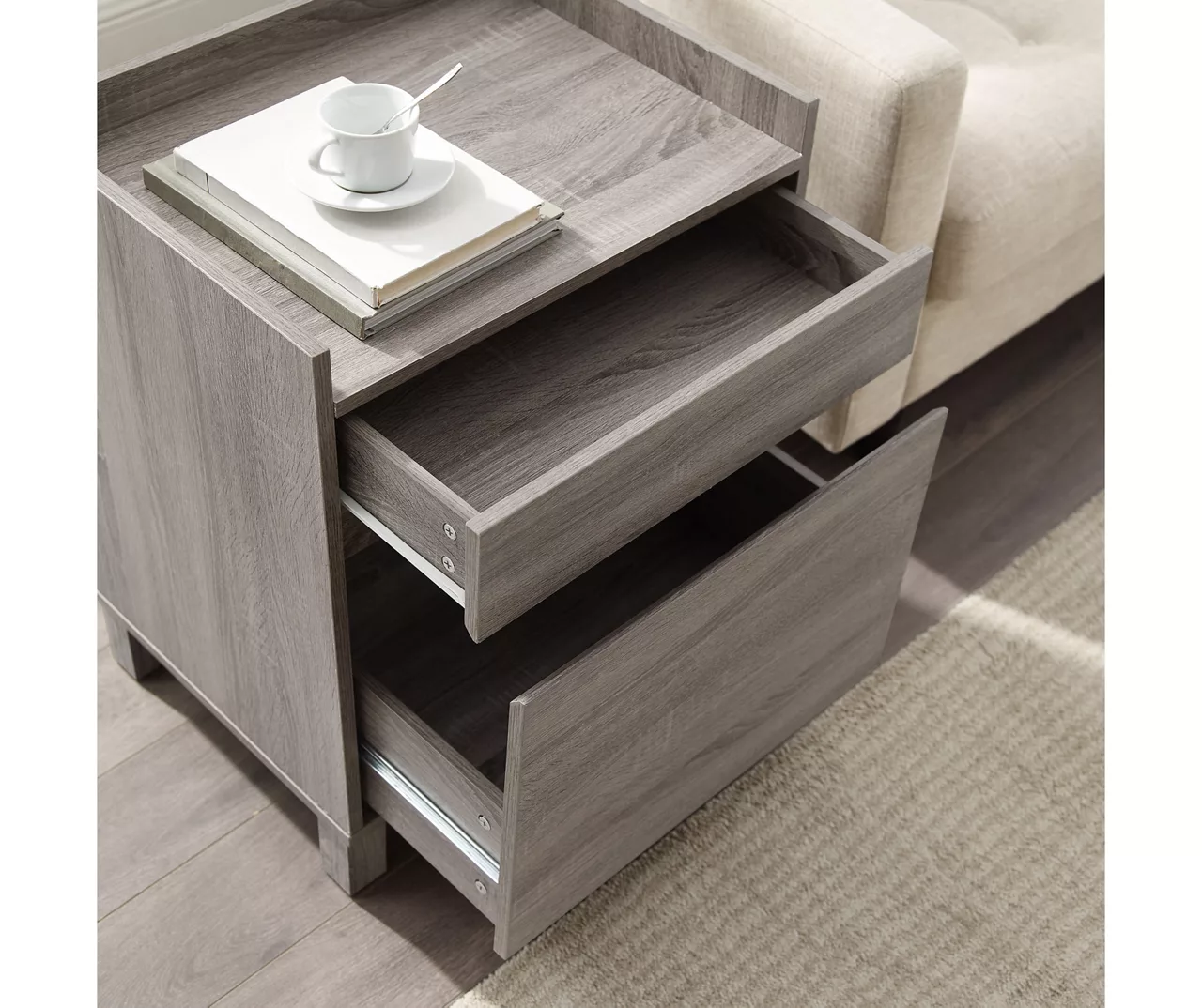 Margo Gray 2-Drawer Filing Cabinet 10 Margo Gray 2-Drawer Filing Cabinet - Image 10