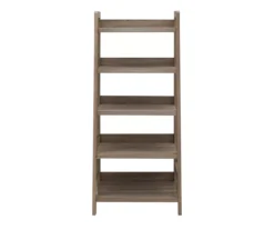 Margo Gray 5-Shelf Ladder Bookcase -Walker Edison Shop 810386286 A0 2