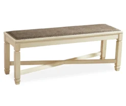 Bolanburg Off-White Cushioned Dining Bench