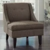 Clarinda Brown Accent Chair