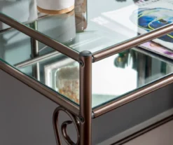 Heather Metal Adjustable Mirror Vanity Set With Stool -Walker Edison Shop 810389409 A8 8