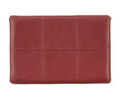 30" Brooke Red Saddle Barstool -Walker Edison Shop 810389513 8