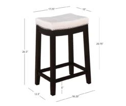 Brooke 24" Saddle Counter Stool -Walker Edison Shop 810389522 D8 10