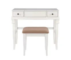 Martha Mirror Vanity Set With Stool 29 Martha Mirror Vanity Set With Stool -Walker Edison Shop 810389524 A0 3