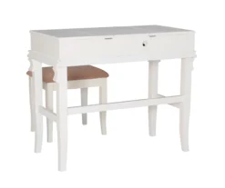 Martha Mirror Vanity Set With Stool 30 Martha Mirror Vanity Set With Stool -Walker Edison Shop 810389524 A0 4