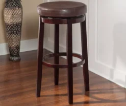 Clea Faux Leather Bar/ Counter Stools -Walker Edison Shop 810389527 2 1