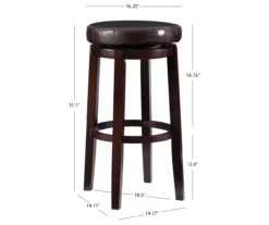 Clea Faux Leather Bar/ Counter Stools -Walker Edison Shop 810389527 A7