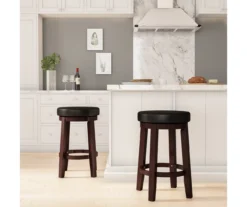 24" Clea Black Counter Stool -Walker Edison Shop 810389528 B0 3