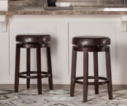 24" Clea Brown Counter Stool -Walker Edison Shop 810389529 B0