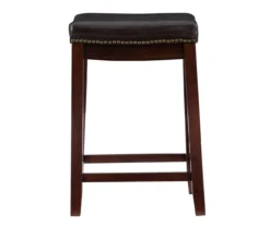 Brooke 24" Saddle Counter Stool -Walker Edison Shop 810389537 A0 2