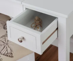 Butterfly Mirror Vanity Set With Stool 30 Butterfly Mirror Vanity Set With Stool -Walker Edison Shop 810389543 A8 9