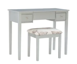 Butterfly Mirror Vanity Set With Stool 39 Butterfly Mirror Vanity Set With Stool -Walker Edison Shop 810389544 A0 1