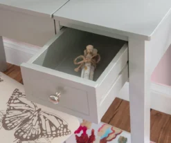 Butterfly Mirror Vanity Set With Stool 36 Butterfly Mirror Vanity Set With Stool -Walker Edison Shop 810389544 B0 3