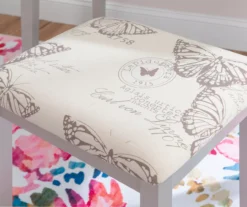 Butterfly Mirror Vanity Set With Stool 37 Butterfly Mirror Vanity Set With Stool -Walker Edison Shop 810389544 B0 4