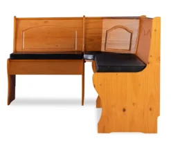 Brown PVC Cushion Set For Breakfast Nook -Walker Edison Shop 810389545 A1 2