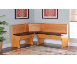Brown PVC Cushion Set For Breakfast Nook -Walker Edison Shop 810389545 B0 3
