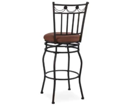 30" Slat Back Swivel Barstool -Walker Edison Shop 810389560 3