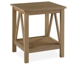Rockford Rustic Gray End Table