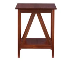 Rockford Antique Tobacco End Table 19 Rockford Antique Tobacco End Table -Walker Edison Shop 810389562 A0 3