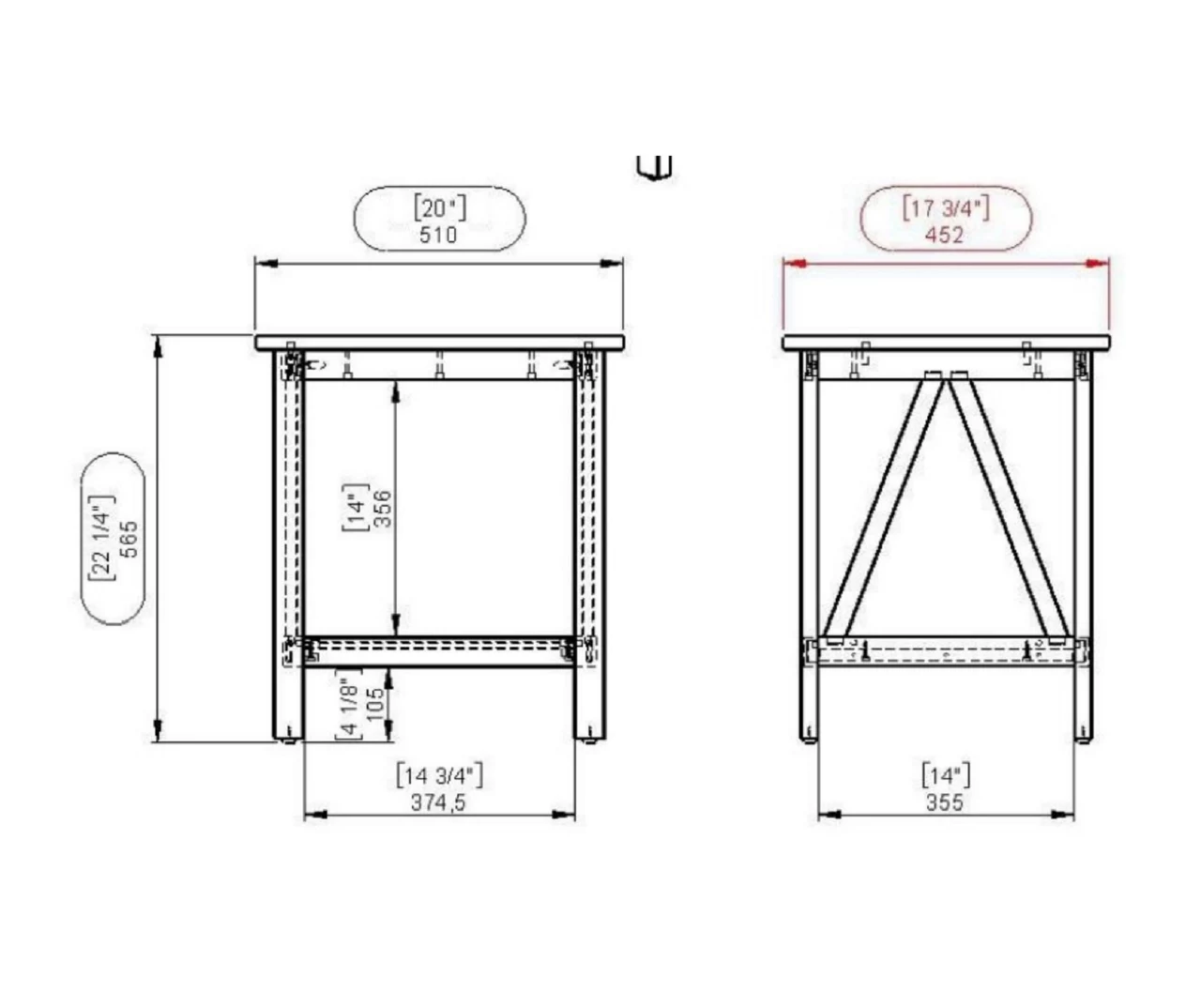 Rockford Antique Tobacco End Table 11 Rockford Antique Tobacco End Table - Image 11