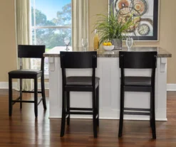 24" Black Contemporary Counter Stool 20 24" Black Contemporary Counter Stool -Walker Edison Shop 810389596 4