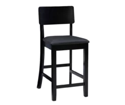 24" Black Contemporary Counter Stool 14 24" Black Contemporary Counter Stool -Walker Edison Shop 810389596 A0 1