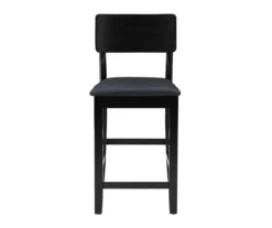24" Black Contemporary Counter Stool 16 24" Black Contemporary Counter Stool -Walker Edison Shop 810389596 A0 2