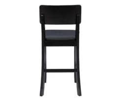 24" Black Contemporary Counter Stool 22 24" Black Contemporary Counter Stool -Walker Edison Shop 810389596 A0 5