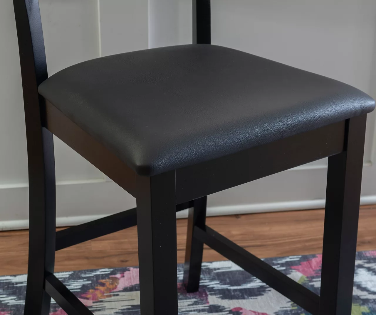 24" Black Contemporary Counter Stool 12 24" Black Contemporary Counter Stool - Image 12