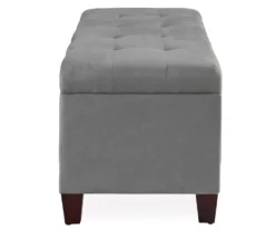 Erin Gray Padded Shoe Storage Ottoman -Walker Edison Shop 810389631 3