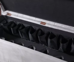 Erin Gray Padded Shoe Storage Ottoman -Walker Edison Shop 810389631 4