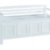 Brady White Storage Bench