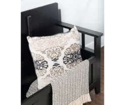 Black Padded Faux Leather Storage Bench -Walker Edison Shop 810389638 A8 2