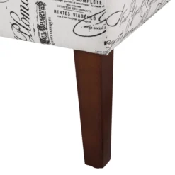 Shelby Script Armless Accent Chair -Walker Edison Shop 810389655 6