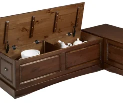 Cannon Walnut Backless Breakfast Nook 15 Cannon Walnut Backless Breakfast Nook -Walker Edison Shop 810389665 A8 1