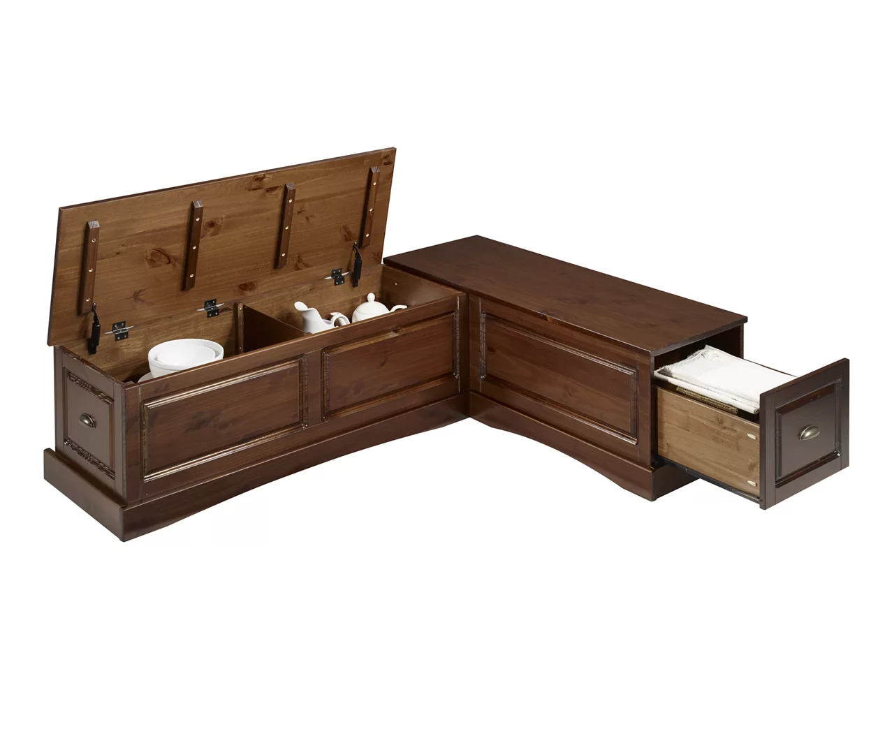 Cannon Walnut Backless Breakfast Nook 12 Cannon Walnut Backless Breakfast Nook - Image 12