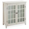 Preston White Vintage 2-Door Cabinet