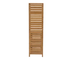 Pierce Bamboo 3-Shelf Tall Cabinet -Walker Edison Shop 810389688 A2 2