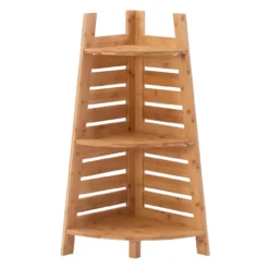Pierce Bamboo 3-Tier Corner Shelf -Walker Edison Shop 810389691 4