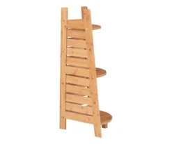 Pierce Bamboo 3-Tier Corner Shelf -Walker Edison Shop 810389691 A1