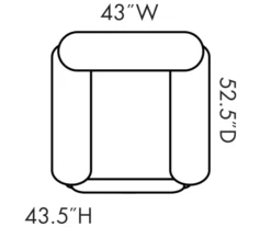 Franklin Parker Beige Recliner -Walker Edison Shop 810398792 5